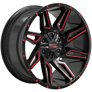 Ruffino HARD – Voodoo – Black – 20″x10″ -12mm – Summer Wheels – RUF5420003